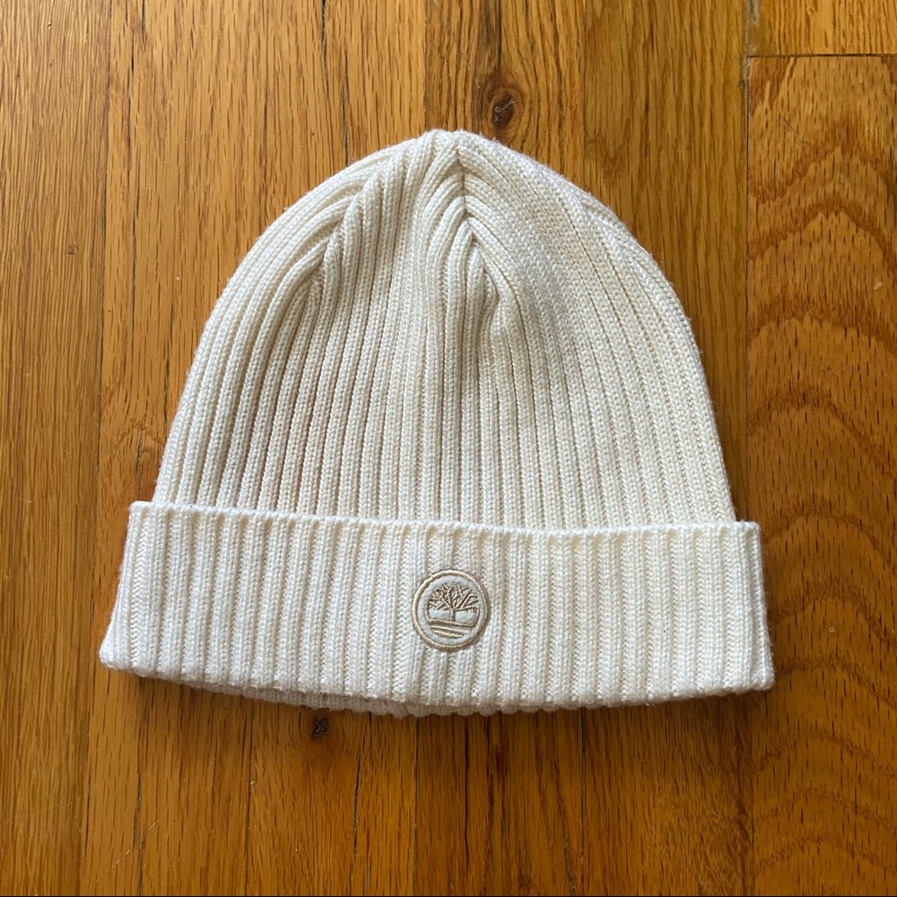 Timberland White Beanie